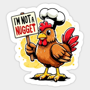 Im Not a Nugget Sticker